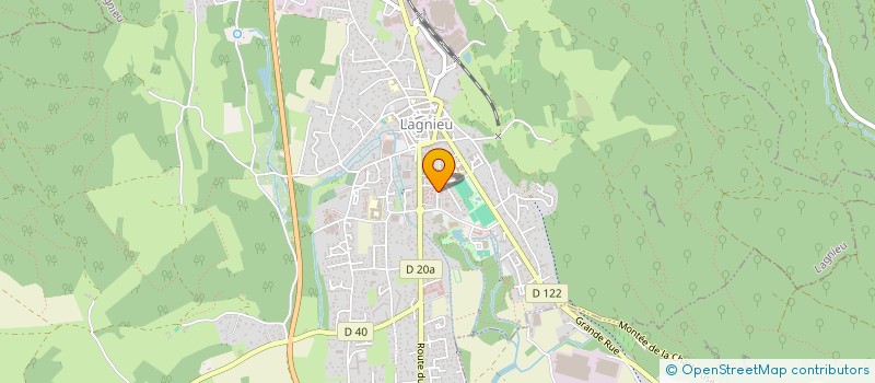 localisation de l'entreprise MADAME VIRGINIE CAMPART  LAGNIEU