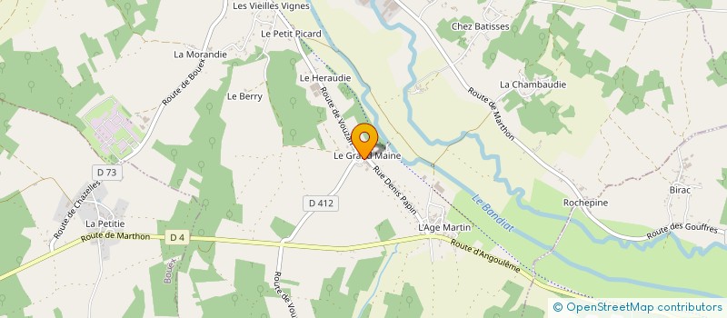 localisation de l'entreprise MADAME VIRGINIE CANIT à SAINT-GERMAIN-DE-MONTBRON