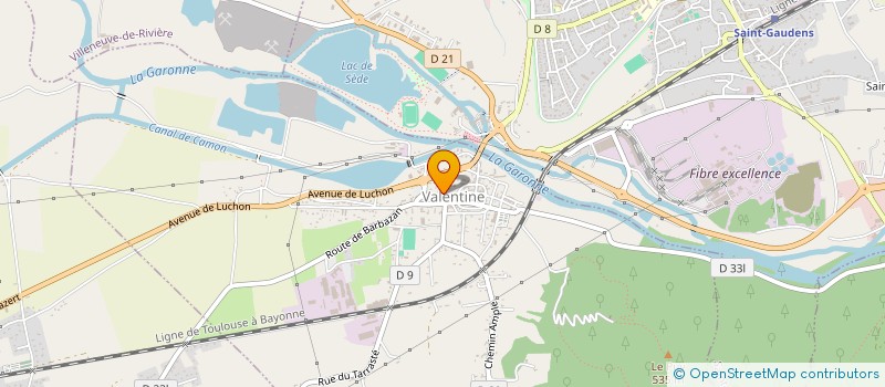 localisation de l'entreprise MADAME VIRGINIE CAPERAN  VALENTINE