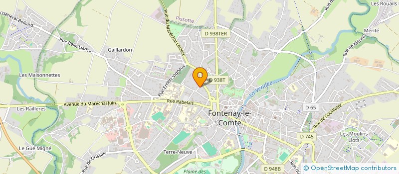 localisation de l'entreprise MADAME VIRGINIE CAPPE  FONTENAY-LE-COMTE