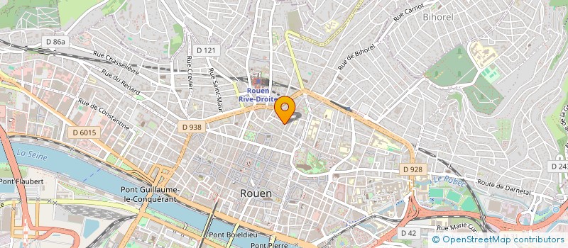 localisation de l'entreprise MADAME VIRGINIE CARLE  ROUEN