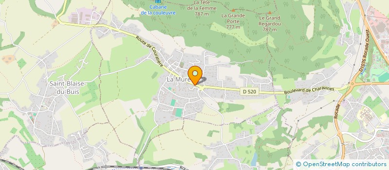 localisation de l'entreprise MADAME VIRGINIE CARNEVALE  LA MURETTE