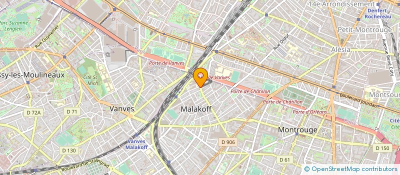 localisation de l'entreprise MADAME VIRGINIE CARRAYOL  MALAKOFF