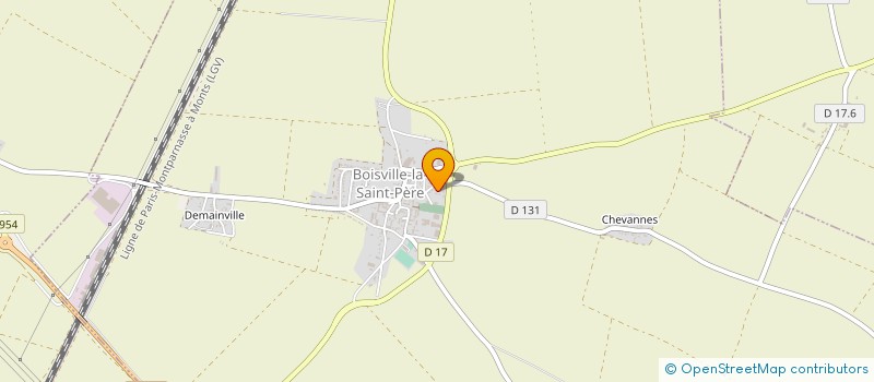 localisation de l'entreprise MADAME VIRGINIE CARREIN à BOISVILLE-LA-SAINT-PERE