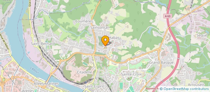 localisation de l'entreprise MADAME VIRGINIE CARRIERE  BOUCAU