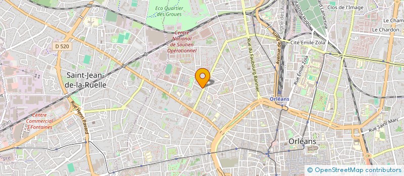 localisation de l'entreprise MADAME VIRGINIE CARTIER  ORLEANS