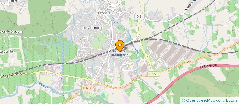 localisation de l'entreprise MADAME VIRGINIE CARVAILLO à LES ARCS