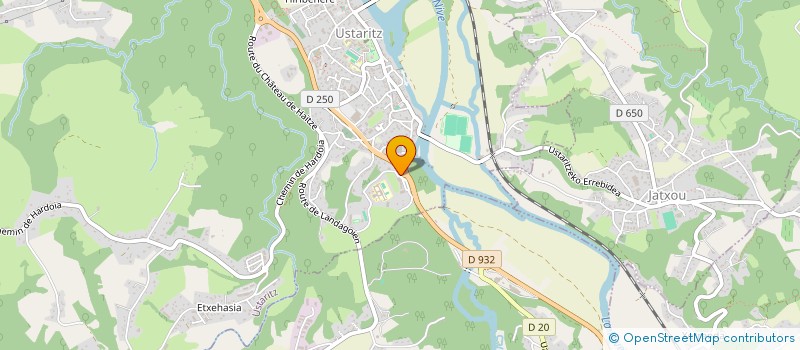localisation de l'entreprise MADAME VIRGINIE CASTANCHOA  USTARITZ