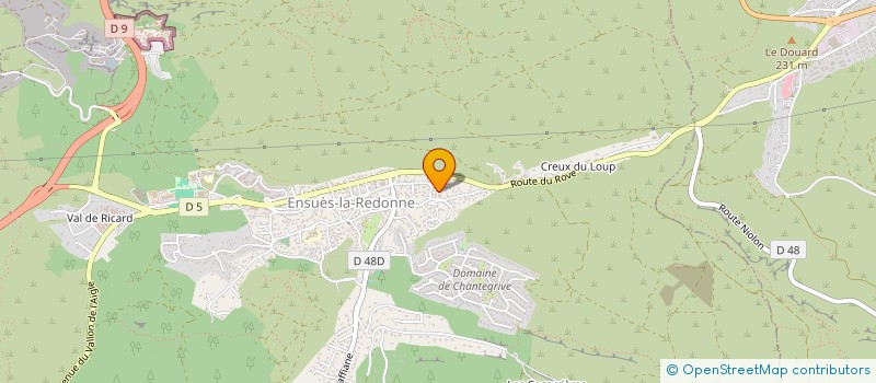 localisation de l'entreprise MADAME VIRGINIE CASTEL  ENSUES-LA-REDONNE