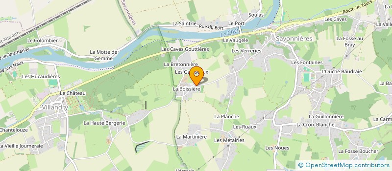 localisation de l'entreprise MADAME VIRGINIE CATIN  SAVONNIERES