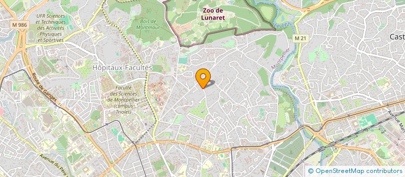 localisation de l'entreprise MADAME VIRGINIE CATOIRE à MONTPELLIER