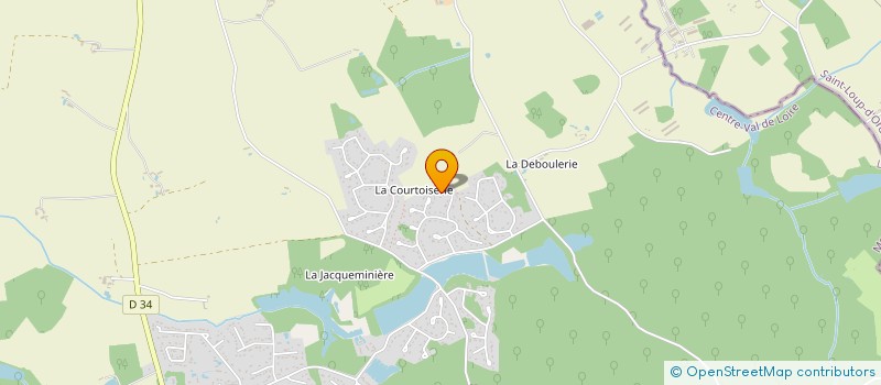 localisation de l'entreprise MADAME VIRGINIE CAZAILLON à COURTENAY