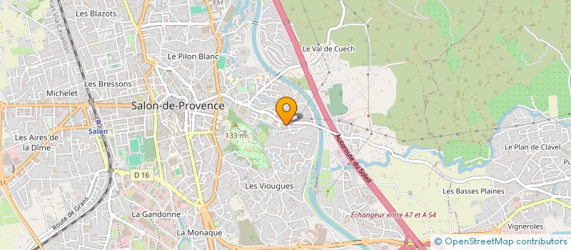localisation de l'entreprise MADAME VIRGINIE CELLIER à SALON-DE-PROVENCE