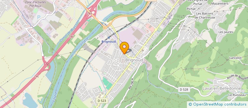 localisation de l'entreprise MADAME VIRGINIE CERANTOLA  VILLARD-BONNOT