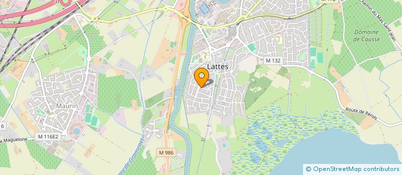 localisation de l'entreprise MADAME VIRGINIE CEREZO à LATTES