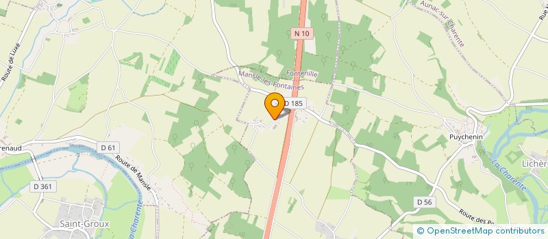 localisation de l'entreprise MADAME VIRGINIE CHABAN  MANSLE-LES-FONTAINES