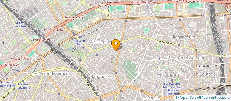 localisation de l'entreprise MADAME VIRGINIE CHABANNE  PARIS