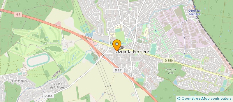 localisation de l'entreprise MADAME VIRGINIE CHANTOIN  OZOIR-LA-FERRIERE