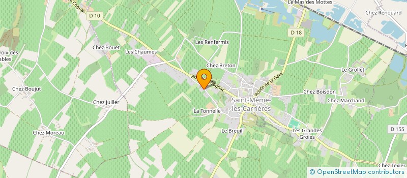 localisation de l'entreprise MADAME VIRGINIE CHARFALLOT à SAINT-MEME-LES-CARRIERES