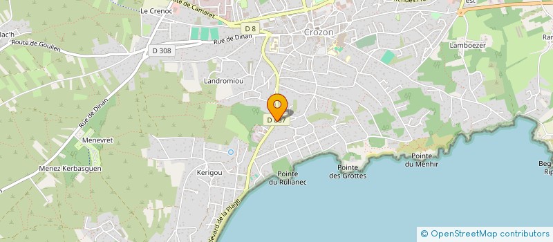 localisation de l'entreprise MADAME VIRGINIE CHARLIER  CROZON