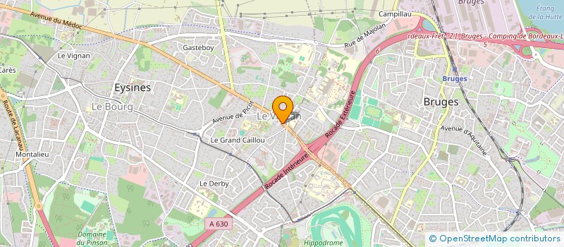 localisation de l'entreprise MADAME VIRGINIE CHARVOT  EYSINES