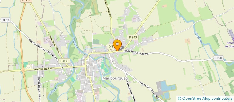 localisation de l'entreprise MADAME VIRGINIE CHASSAIGNE  MAUBOURGUET