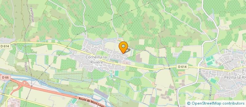 localisation de l'entreprise MADAME VIRGINIE CHATAGNEAU  CORNEILLA-LA-RIVIERE