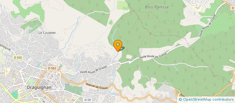 localisation de l'entreprise MADAME VIRGINIE CHATELAIN  DRAGUIGNAN