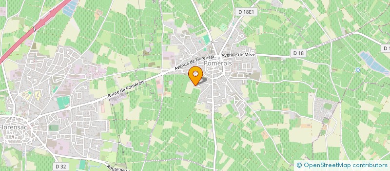 localisation de l'entreprise MADAME VIRGINIE CHAUMET  POMEROLS