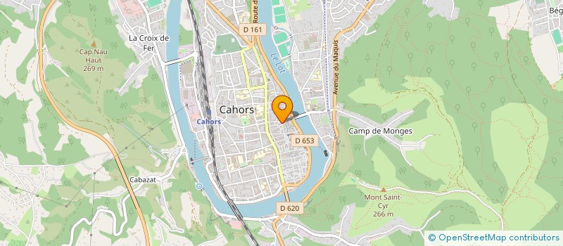 localisation de l'entreprise MADAME VIRGINIE CHAUMONT  FRAYSSINET