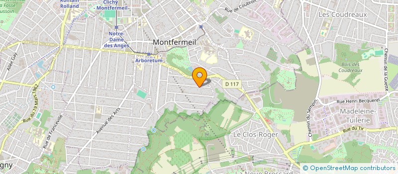 localisation de l'entreprise MADAME VIRGINIE CHAUMONT  MONTFERMEIL