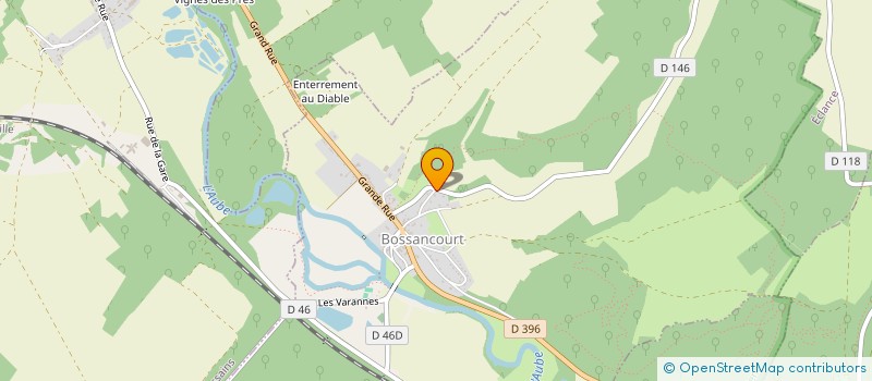 localisation de l'entreprise MADAME VIRGINIE CHAURE  BOSSANCOURT