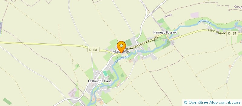 localisation de l'entreprise MADAME VIRGINIE CHAURIN  MAIZIERES