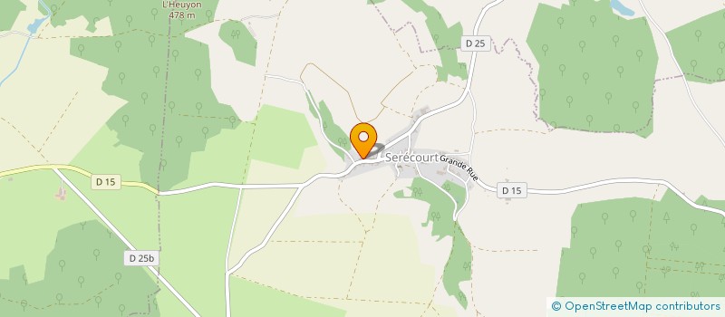 localisation de l'entreprise MADAME VIRGINIE CHAUSSE  ROMAIN-AUX-BOIS