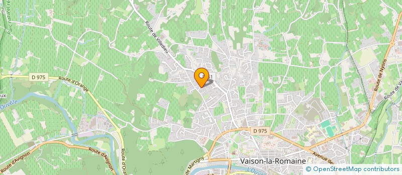 localisation de l'entreprise MADAME VIRGINIE CHAUVIGNY à VAISON-LA-ROMAINE