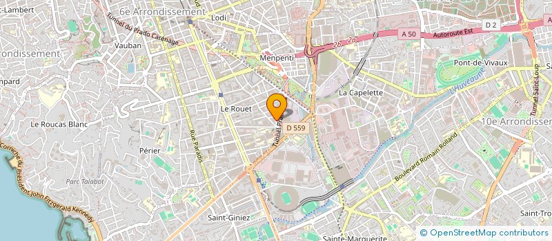 localisation de l'entreprise MADAME VIRGINIE CHAUVIN à MARSEILLE