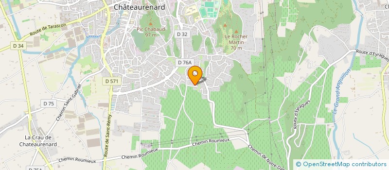 localisation de l'entreprise MADAME VIRGINIE CHAUVIN  CHATEAURENARD