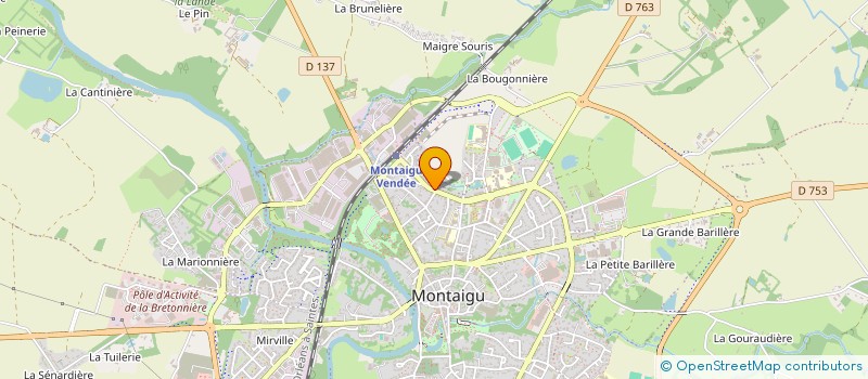 localisation de l'entreprise MADAME VIRGINIE CHESNE à MONTAIGU-VENDEE