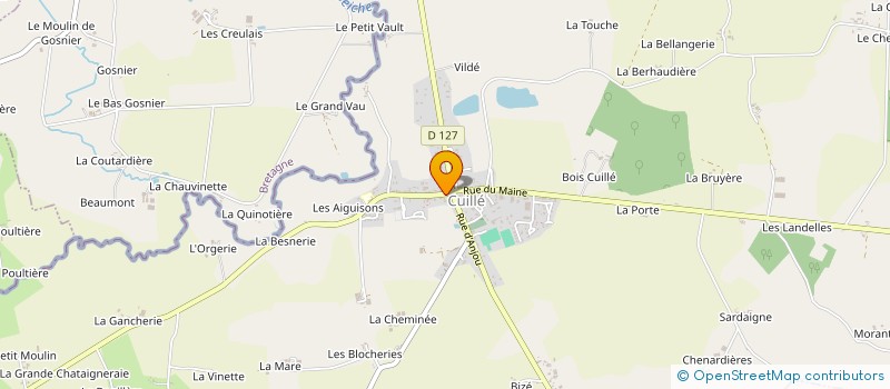 localisation de l'entreprise MADAME VIRGINIE CHEVALLIER  CUILLE