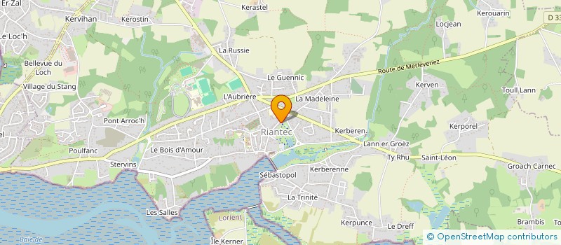 localisation de l'entreprise MADAME VIRGINIE CHEVRIER à RIANTEC