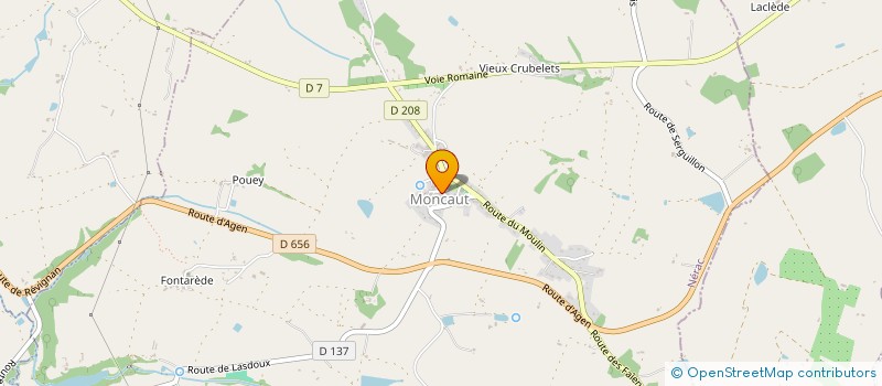 localisation de l'entreprise MADAME VIRGINIE CHEVROT  MONCAUT