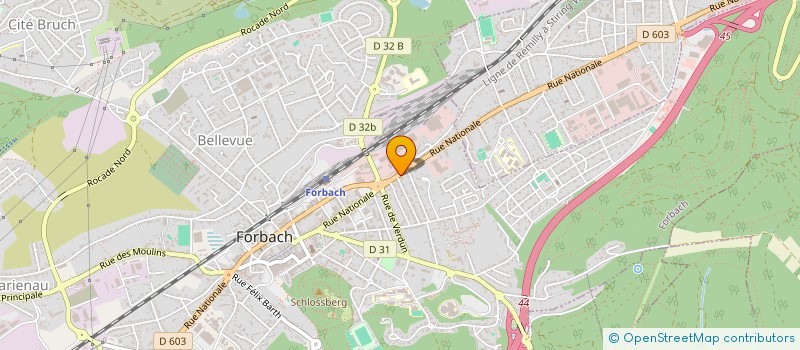 localisation de l'entreprise MADAME VIRGINIE CHOFFART à FORBACH