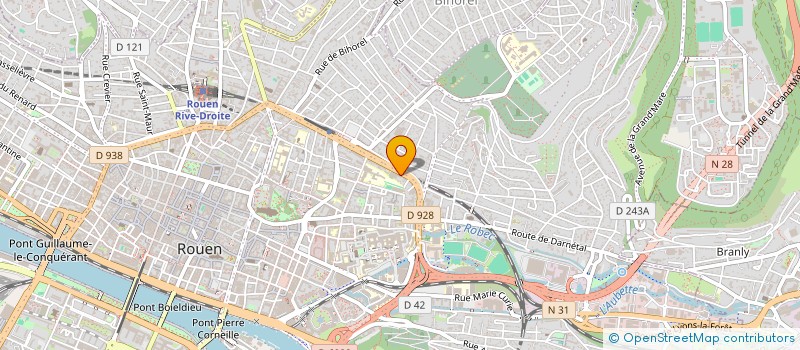 localisation de l'entreprise MADAME VIRGINIE CHOTARD à ROUEN