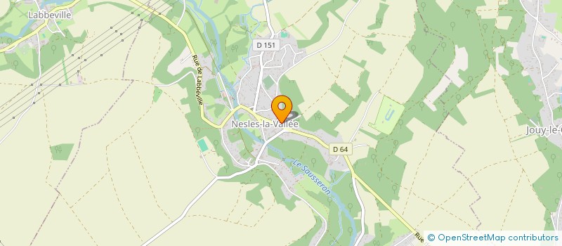 localisation de l'entreprise MADAME VIRGINIE CLAES à NESLES-LA-VALLEE