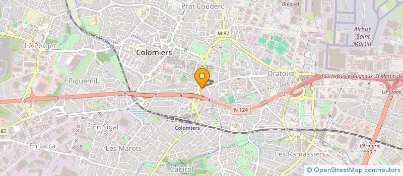 localisation de l'entreprise MADAME VIRGINIE CLEMENT à COLOMIERS