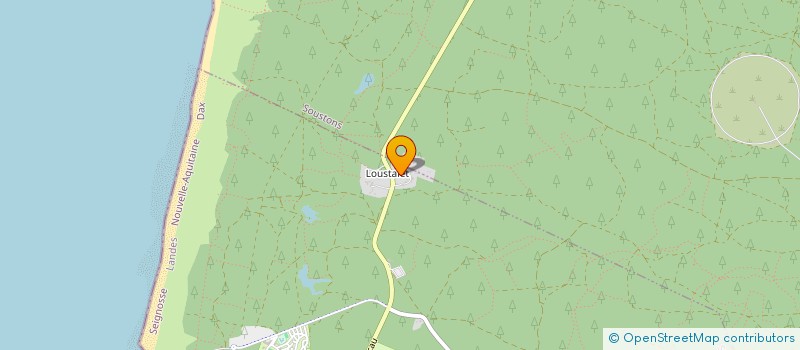 localisation de l'entreprise MADAME VIRGINIE CLEMENT  SEIGNOSSE