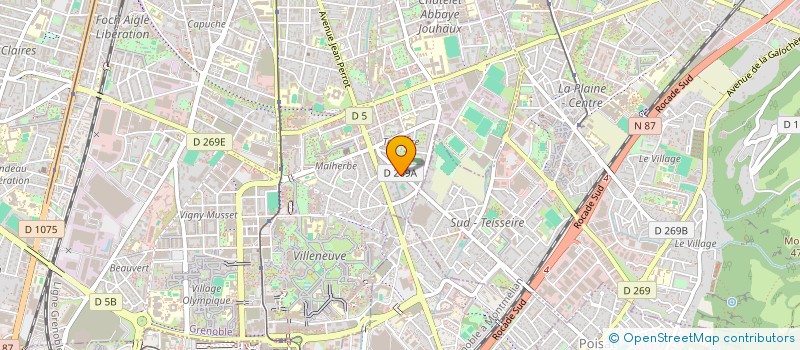 localisation de l'entreprise MADAME VIRGINIE CLERC  GRENOBLE