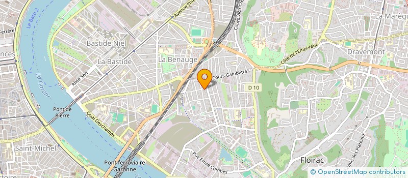 localisation de l'entreprise MADAME VIRGINIE CLICHY  FLOIRAC