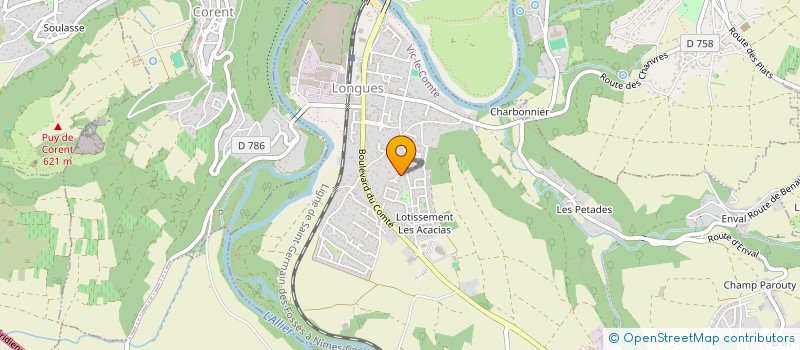 localisation de l'entreprise MADAME VIRGINIE COCHARD  VIC-LE-COMTE