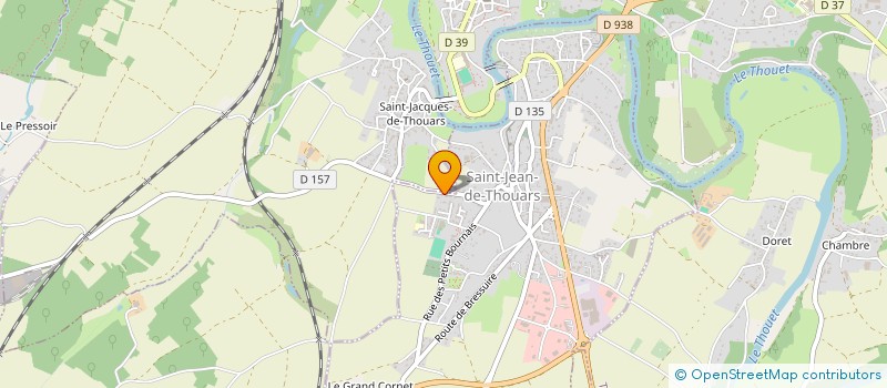 localisation de l'entreprise MADAME VIRGINIE COCHARD à SAINT-JEAN-DE-THOUARS